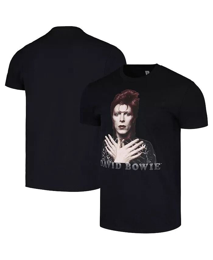 

Мужская и женская черная футболка David Bowie Ziggy 1973 Hifi Entertainment, черный