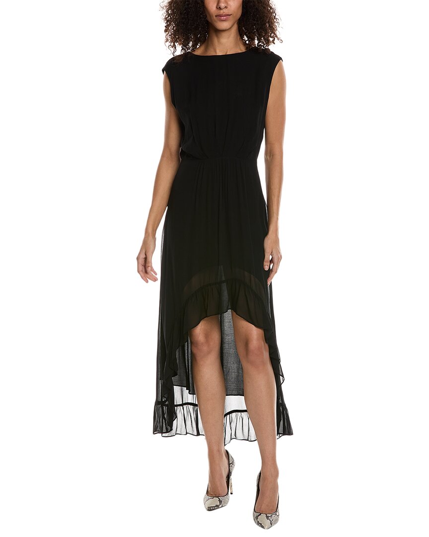 

Платье макси Kooples High-Low The Kooples, черный
