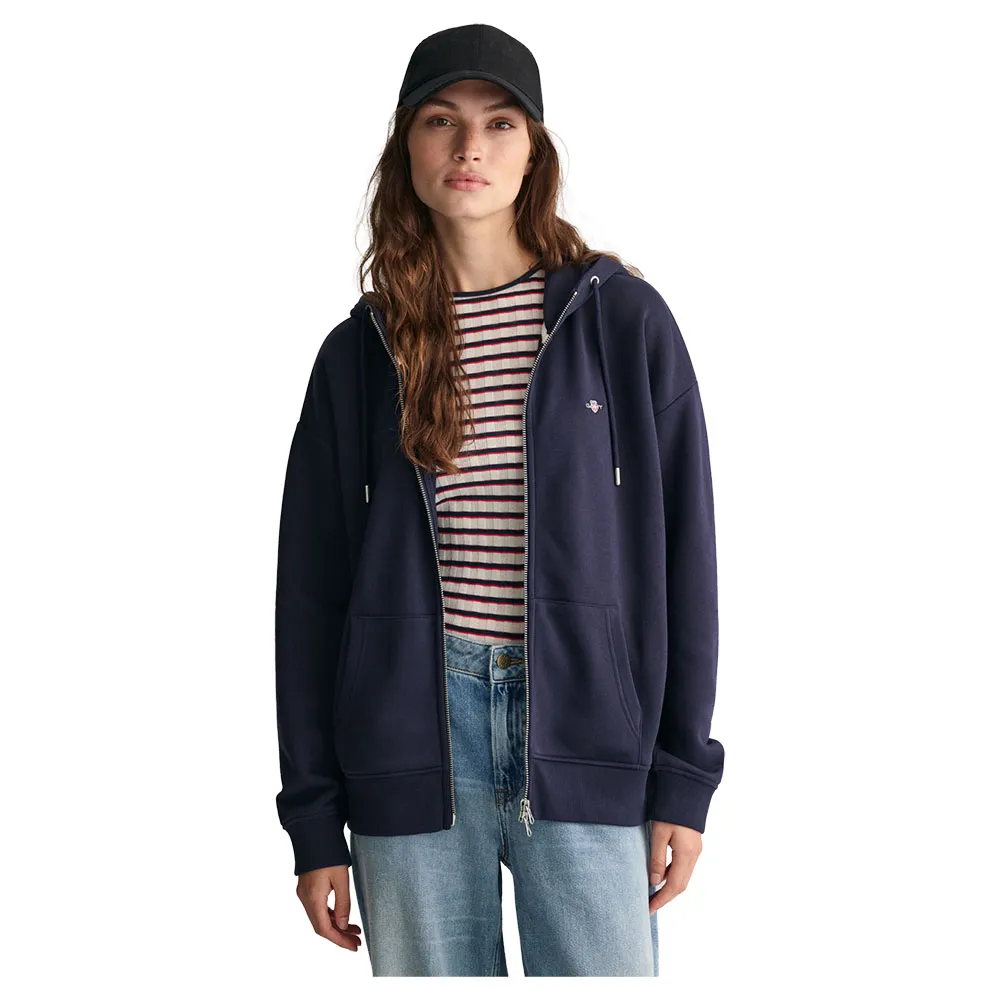 

Толстовка Gant 4201412 full zip, синий