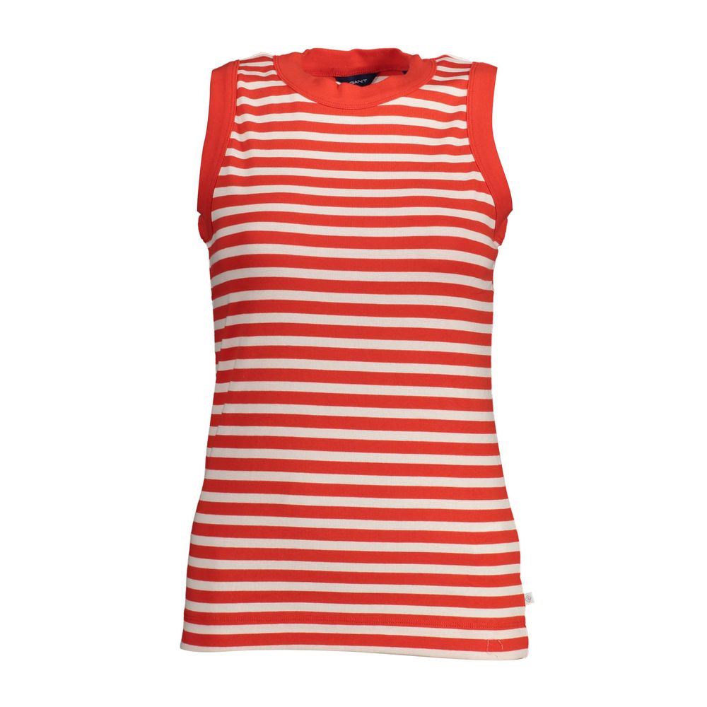 

Красный хлопковый женский топ Gant