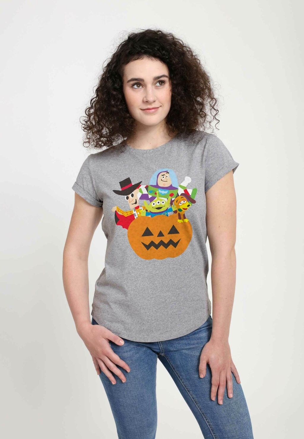 

Футболка с принтом TOY STORY PUMPKIN SURPRISE Henry Tiger, серый
