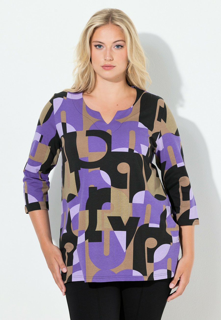 

Топ Ulla Popken Long sleeved top, Purple