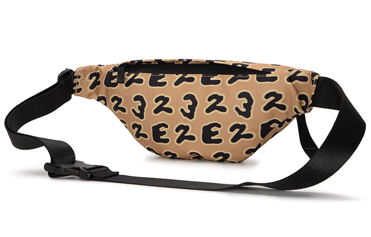 

Полиэстеровый поясной рюкзак унисекс леопардовый принт коричневый Jordan