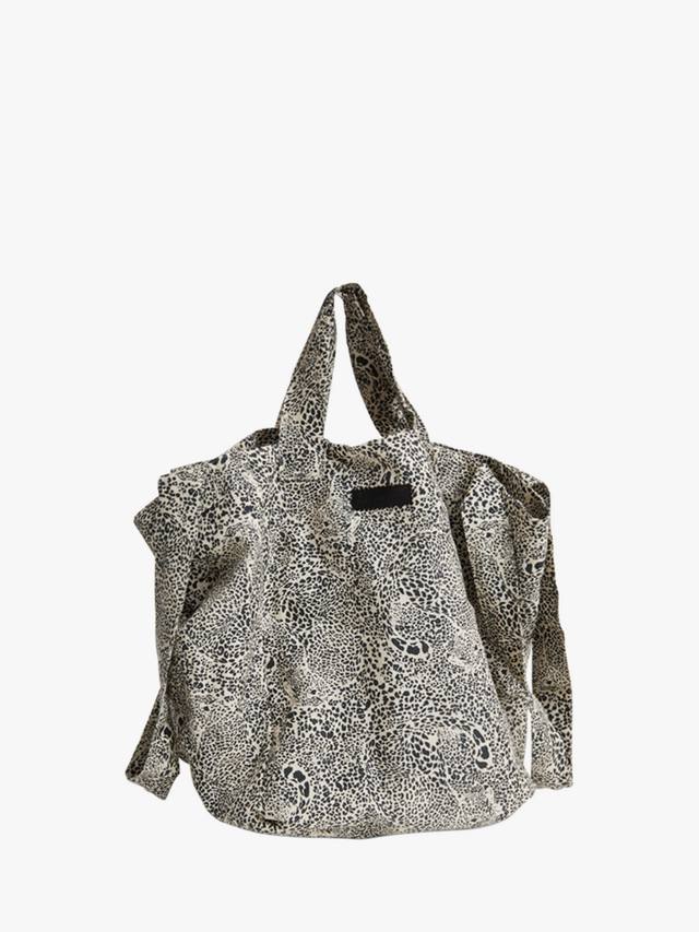 

Сумка-тоут Tara Hidden Leopard из чистого льна Lily and Lionel, Multi