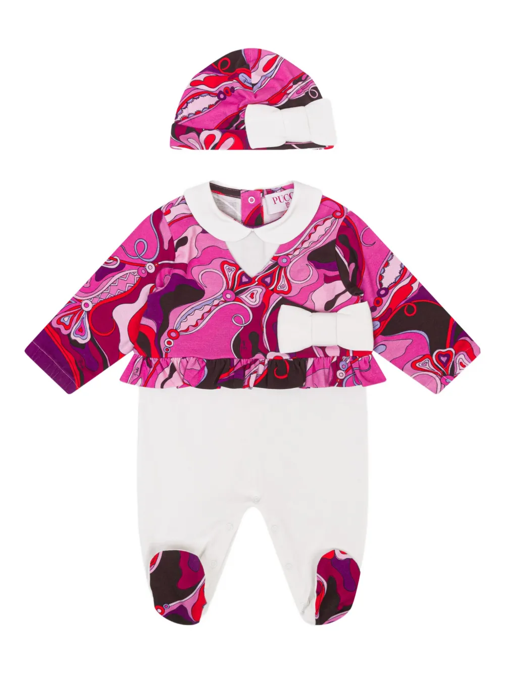 

Комплект детской одежды с оборками Pucci Junior, розовый