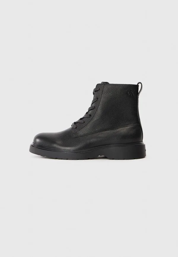 Боевые ботинки на шнуровке до щиколотки Calvin Klein, Triple Black