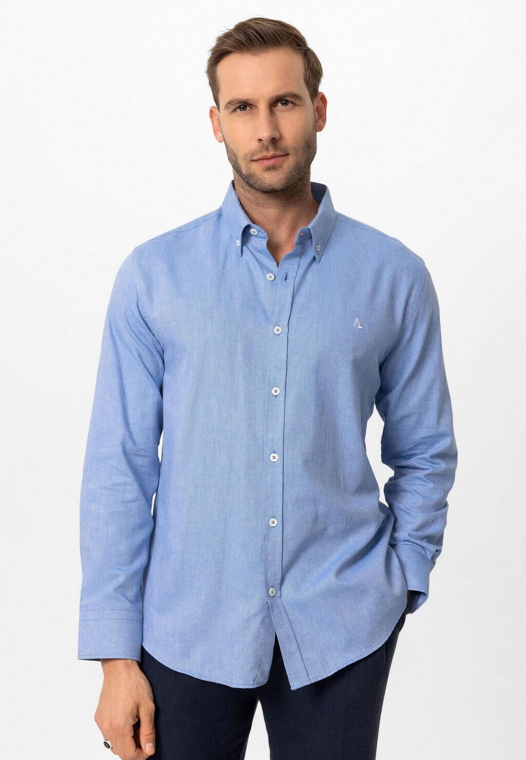 

Рубашка LONG SLEEVE Antioch, крапчатый королевский синий