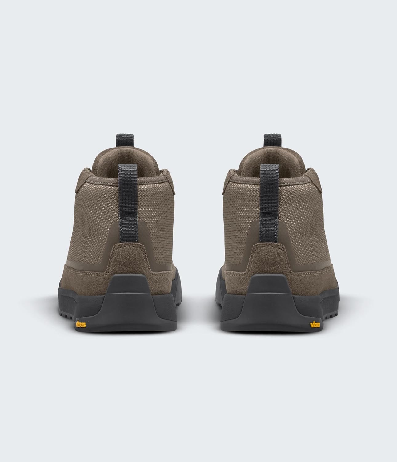 Унисекс-зимние ботинки The North Face Clyffe Mid с утеплителем и водонепроницаемой мембраной, Кроссовки-ботинки для мужчин и женщин с подошвой Vibram, коричневый/серый — фото 2