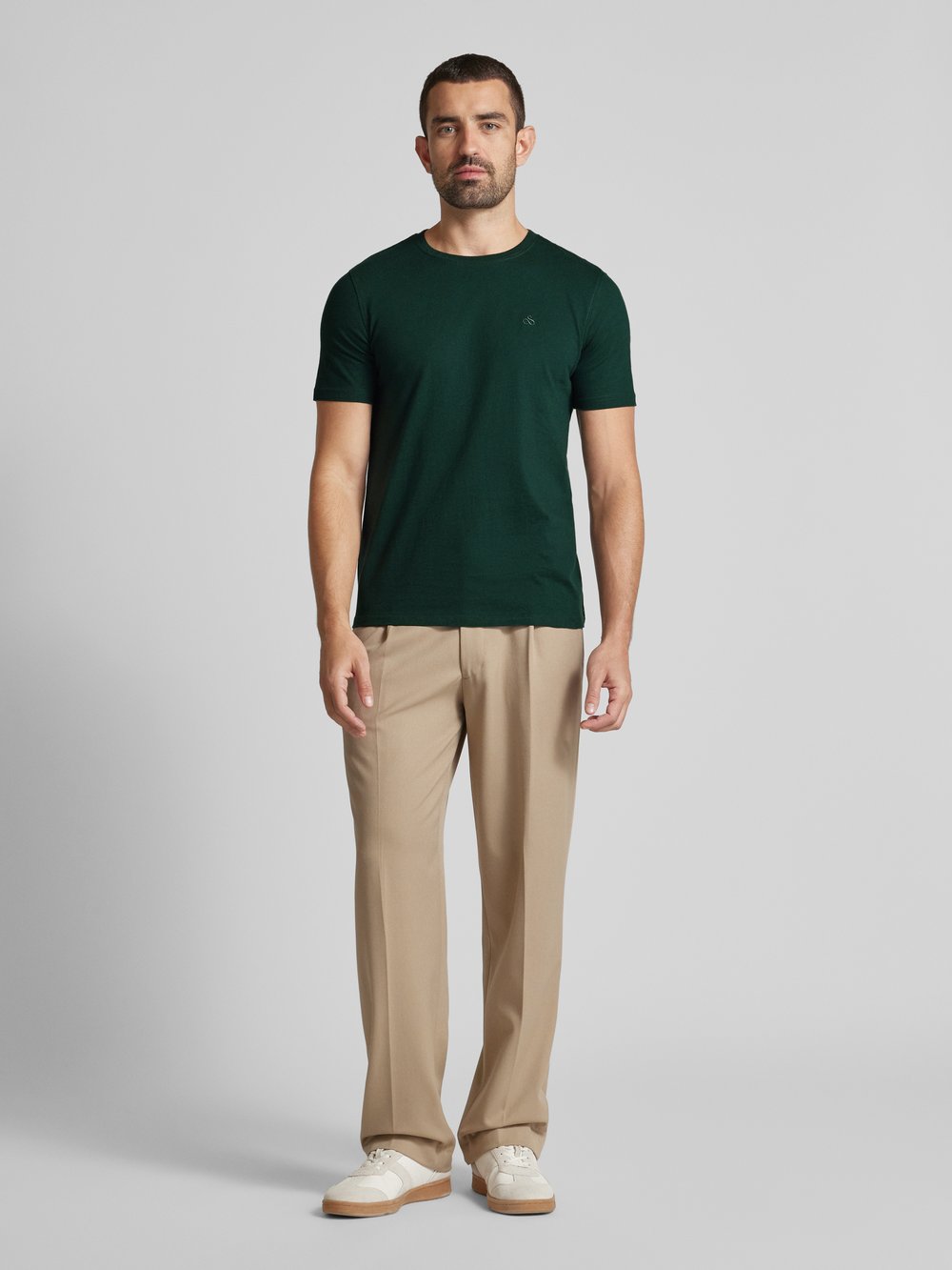 

Футболка с вышитой этикеткой Scotch & Soda, темно-зеленый