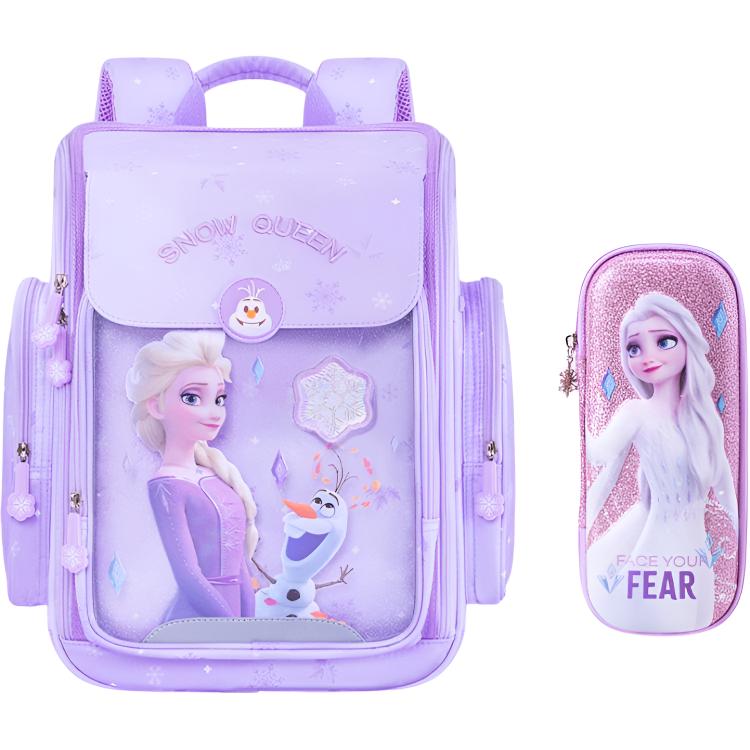 

Disney Полиэстеровый вместительный рюкзак для школьников с молнией, Purple Pen Pouch