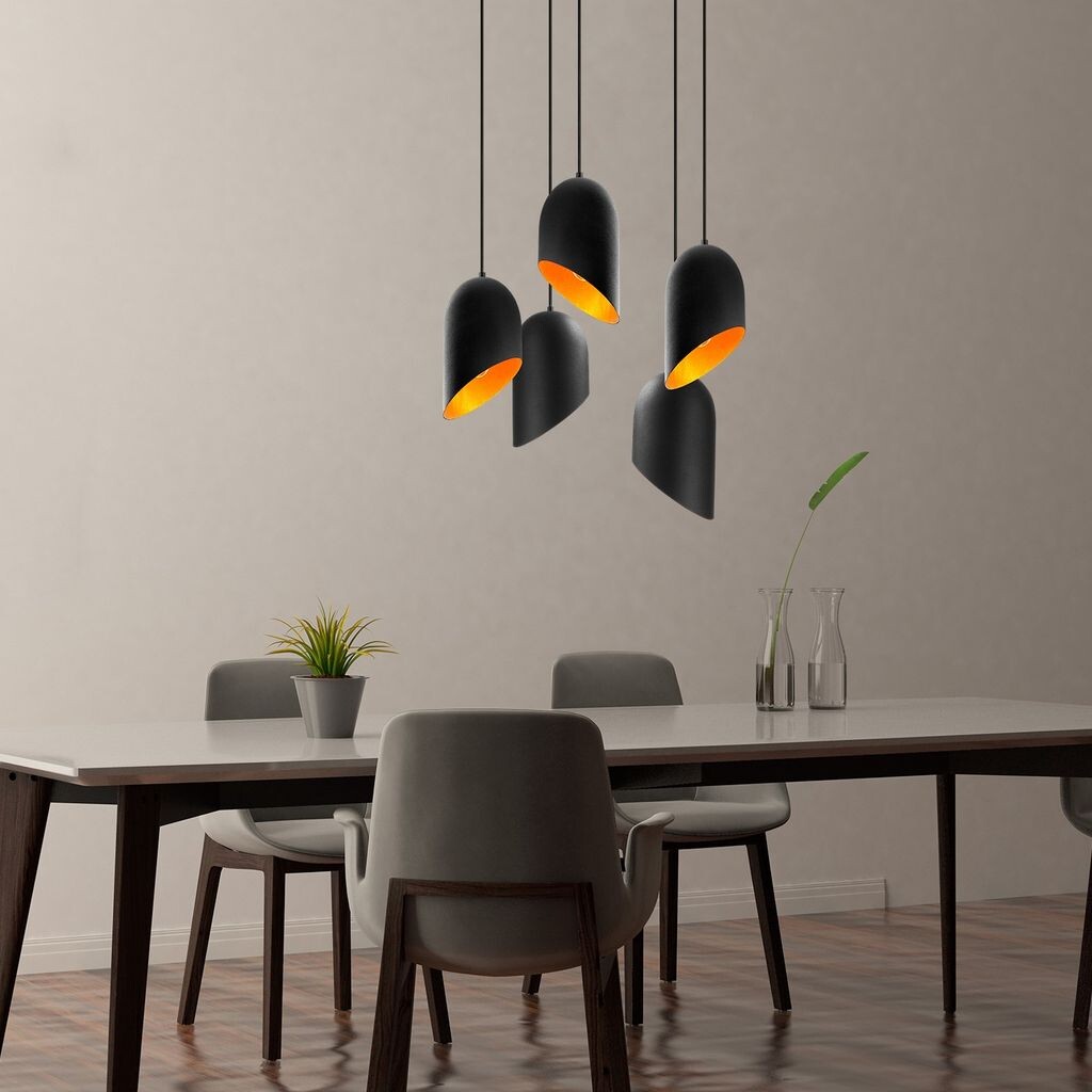 

Opviq, Kesik- Кесик ОПВ, черный, золото, люстра, металлический корпус