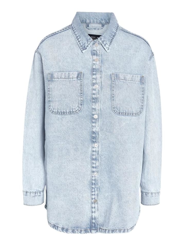 

Блузка Noisy may, цвет light blue denim