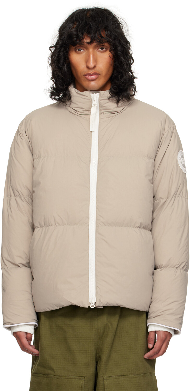 

Бежевый пуховик awrence imestone Canada Goose