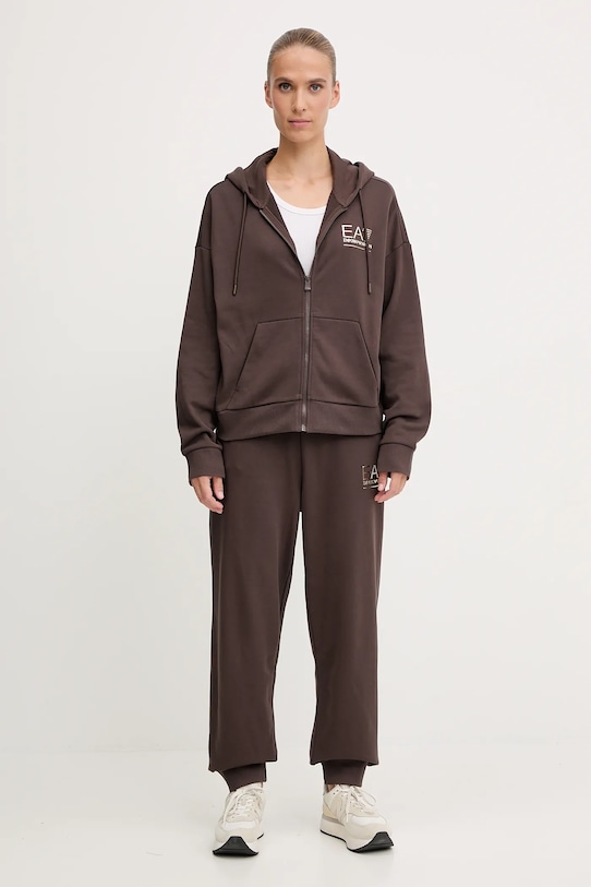 

Спортивный костюм Ea7 Emporio Armani, коричневый