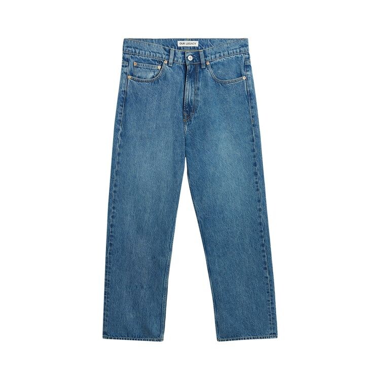 

Джинсы Our Legacy Third Cut Jeans Blue, синий