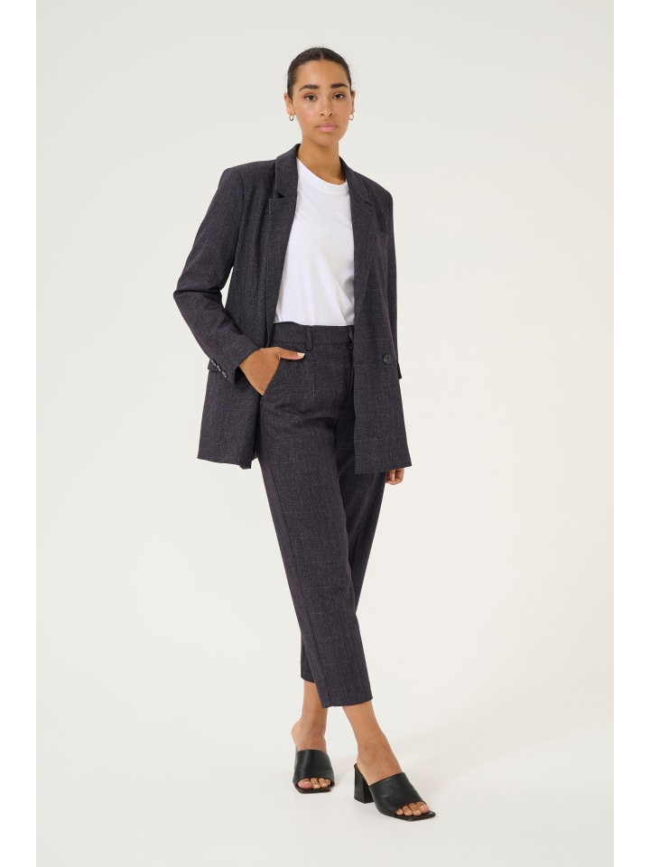 

Костюмные брюки Kaffe, цвет dark grey check