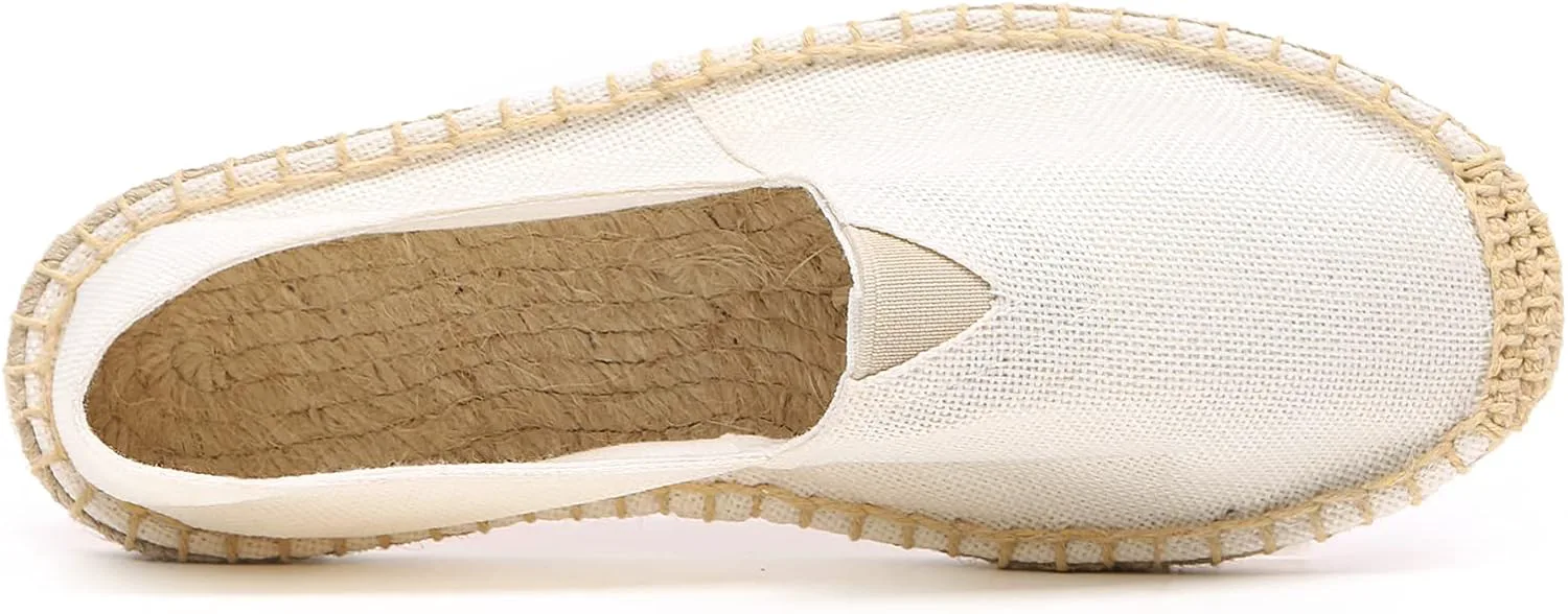 

Мужские эспадрильи Altxic с закрытым носком из комфортного холста на плоской подошве, бежевый