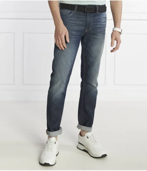 Джинсы Delaware BC-C slim fit Boss Orange, темно-синий — фото 3
