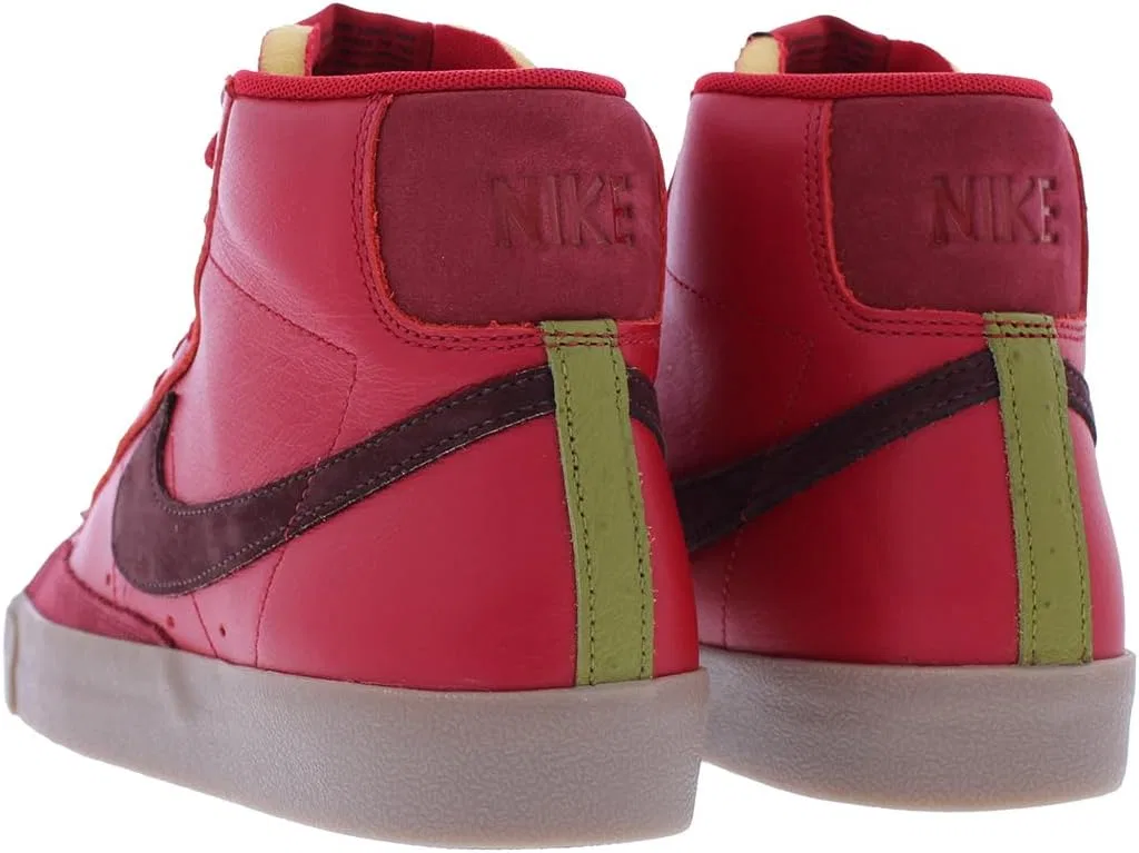Кроссовки баскетбольные Nike Blazer Mid '77 VNTG, красные/бордовые — фото 2