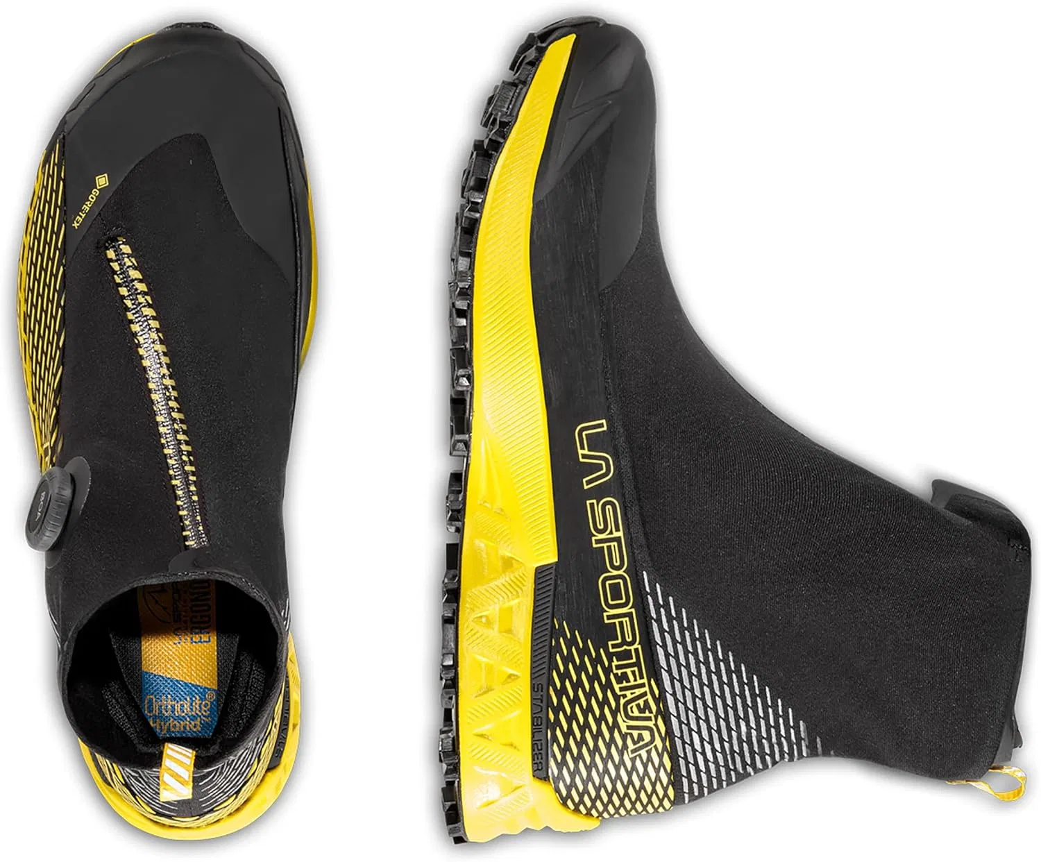 Мужские туфли LA SPORTIVA Cyklon Cross GTX, Black Yellow — фото 3