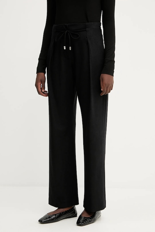 

Брюки с добавлением кашемира Liviana Conti, черный