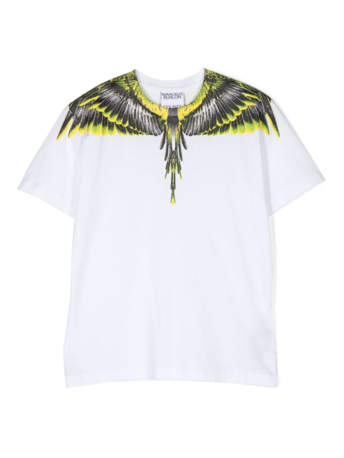 

Marcelo Burlon County Of Milan Kids футболка с принтом крыльев, белый