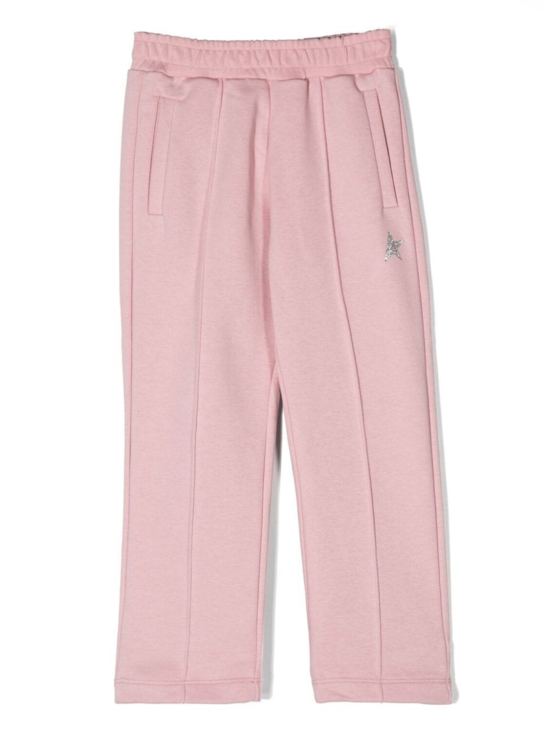 

Golden Goose Kids спортивные брюки с блестками, розовый