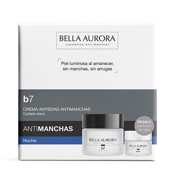 

Упаковка ночного крема против темных пятен + крем для контура глаз BELLA AURORA B7 Antimanchas