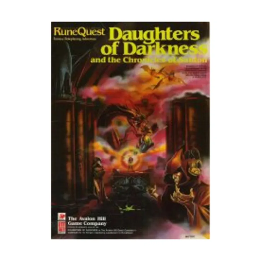 

Daughters of Darkness and the Chronicles of Santon, RuneQuest (Avalon Hill), мягкая обложка