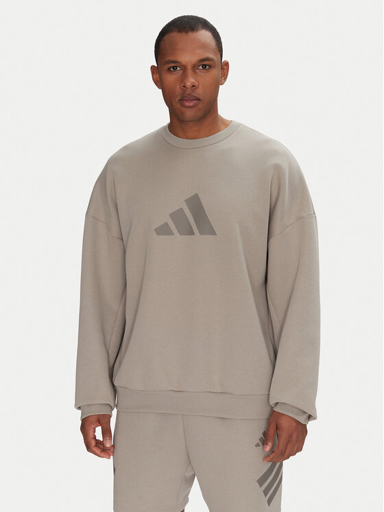 

Свободный крой толстовка Future Icons 3 Bar Logo JI8771 Adidas, бежевый