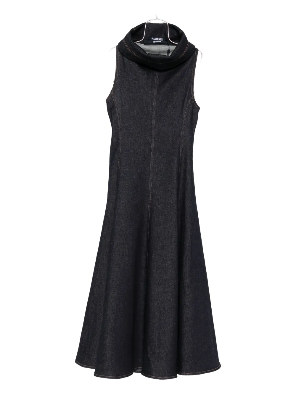 

Расклешенное дневное платье без рукавов JACQUEMUS, синий