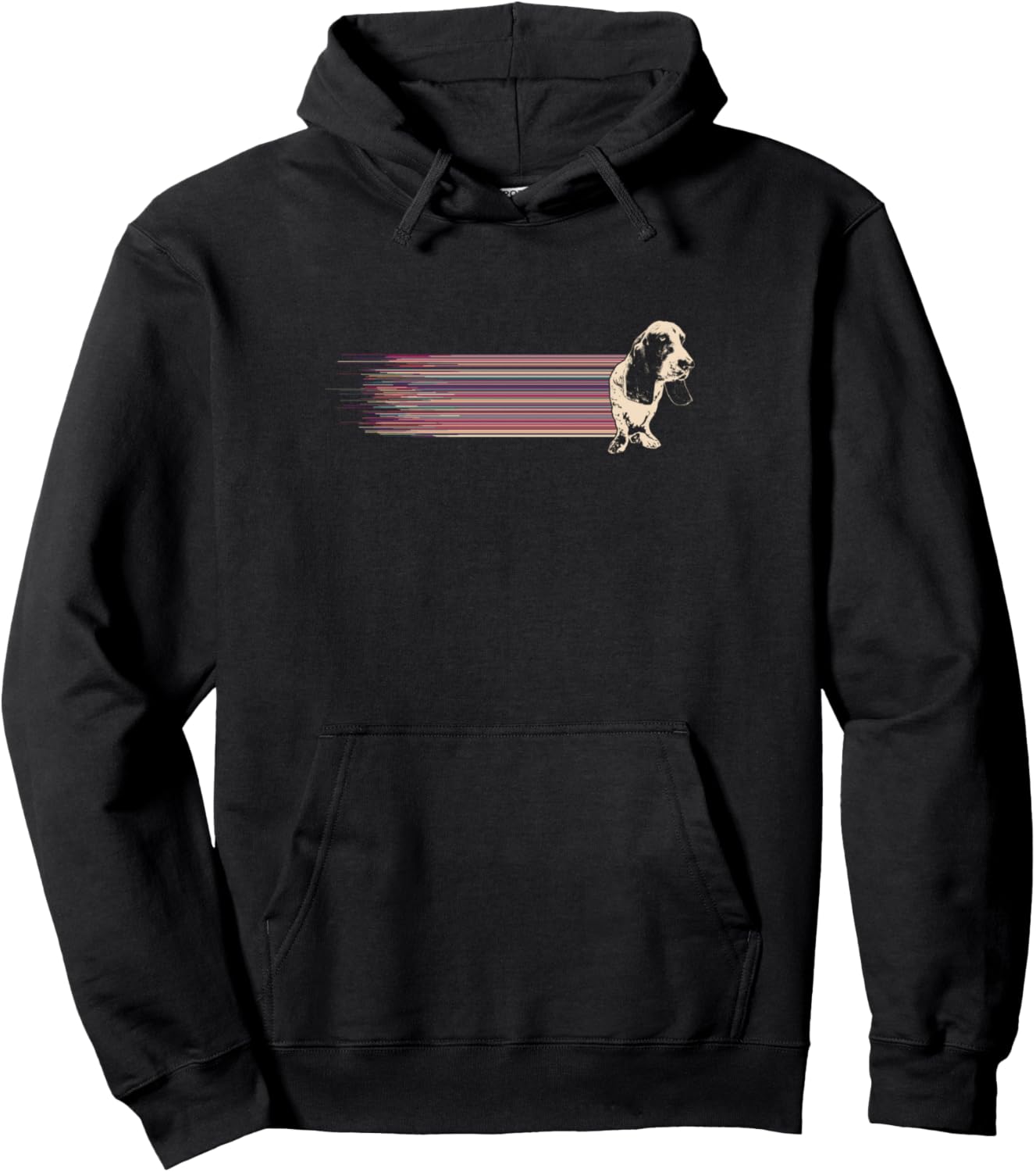 

Худи Basset Artesien Normand T-Shirt For Men Women And Kids, черный