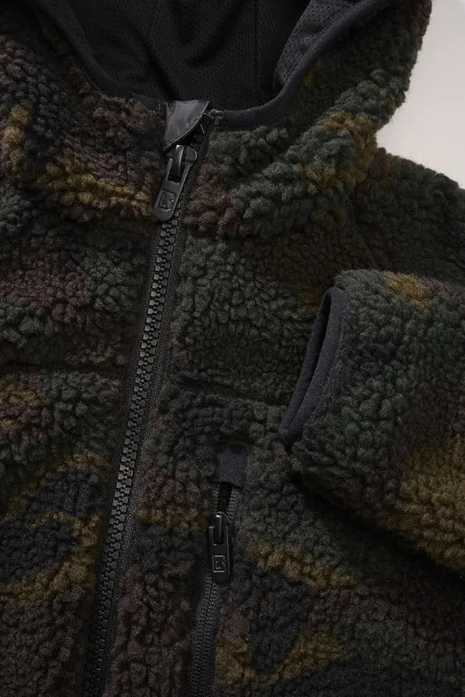 Детская флисовая куртка/свитер "Kids Teddy Fleece Jacket Hooded" в камуфляжной расцветке Brandit — фото 3