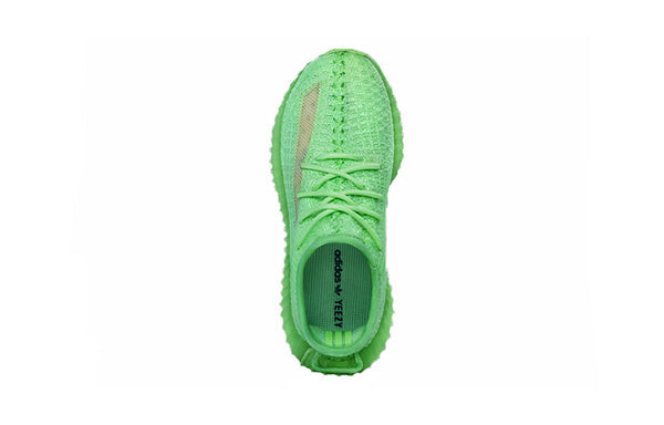 Кроссовки boost 350 v2 gid kids Adidas Yeezy, зеленый — фото 2