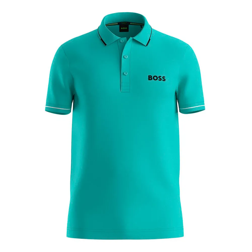 

Поло с коротким рукавом BOSS Paul Pro 10258089, зеленый