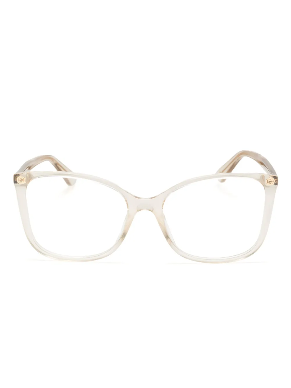 

Очки в квадратной оправе Gucci Eyewear, желтый
