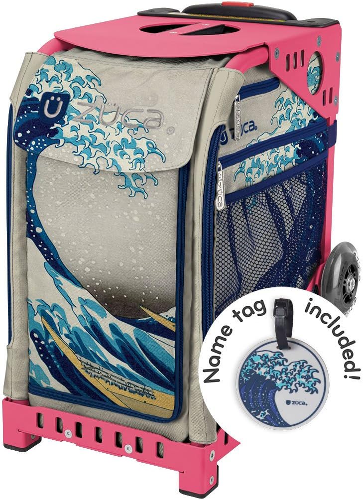 

Спортивная сумка-вкладыш ZUCA "Great Wave" со спортивной рамой: розовая