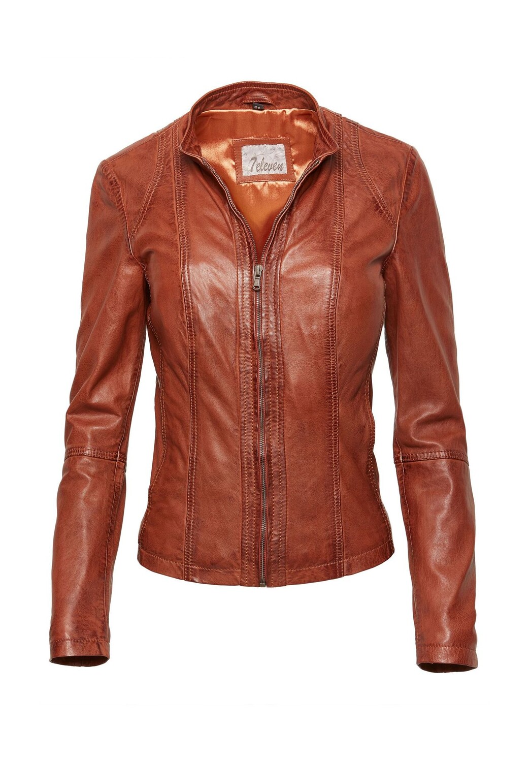 

СЕМЕРА кожаная куртка 7eleven, цвет Tabak