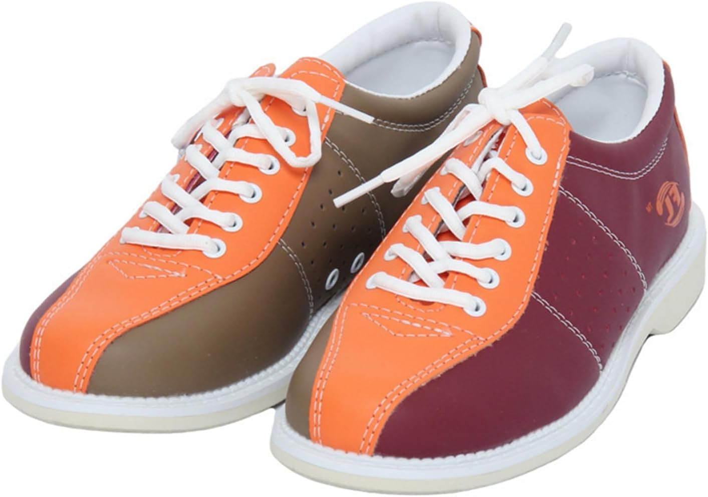 

Мужские боулинговые кроссовки VEACAM для правшей и левшей, легкие, на шнуровке, с скользящей подошвой, оранжевый