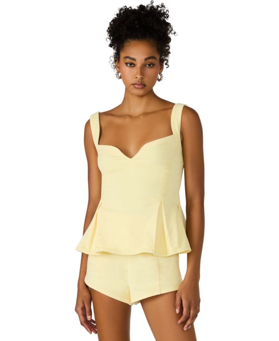 

Женский топ без рукавов Zenia Steve Madden, Golden Glow