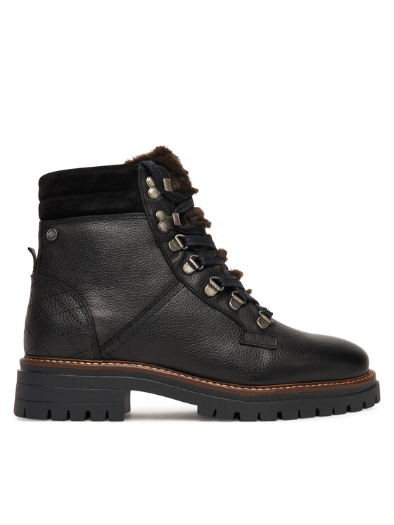 Шнурованные ботильоны Bamburgh LFO0770BK51 Barbour, чёрный