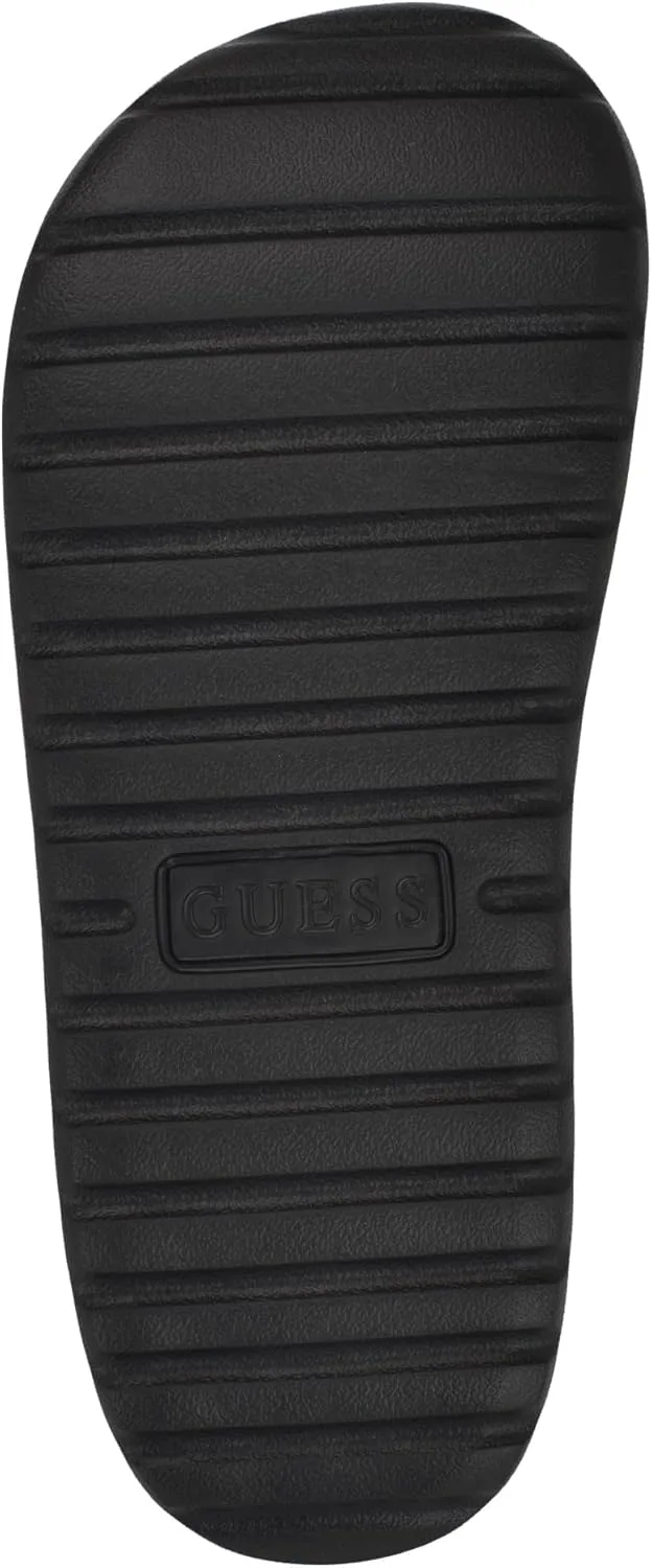 Шлепанцы GUESS mens Mylas, белый/черный/красный — фото 3