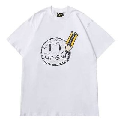 

Футболка pencil drawn t-shirt 'white' Drew House, белый