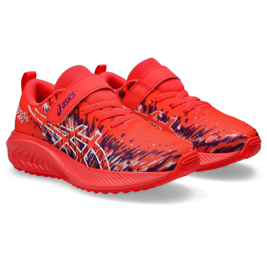 Кроссовки детские мультиспортивные, унисекс - ASICS Pre Noosa Tri 16 PS - Flash Red/White — фото 2