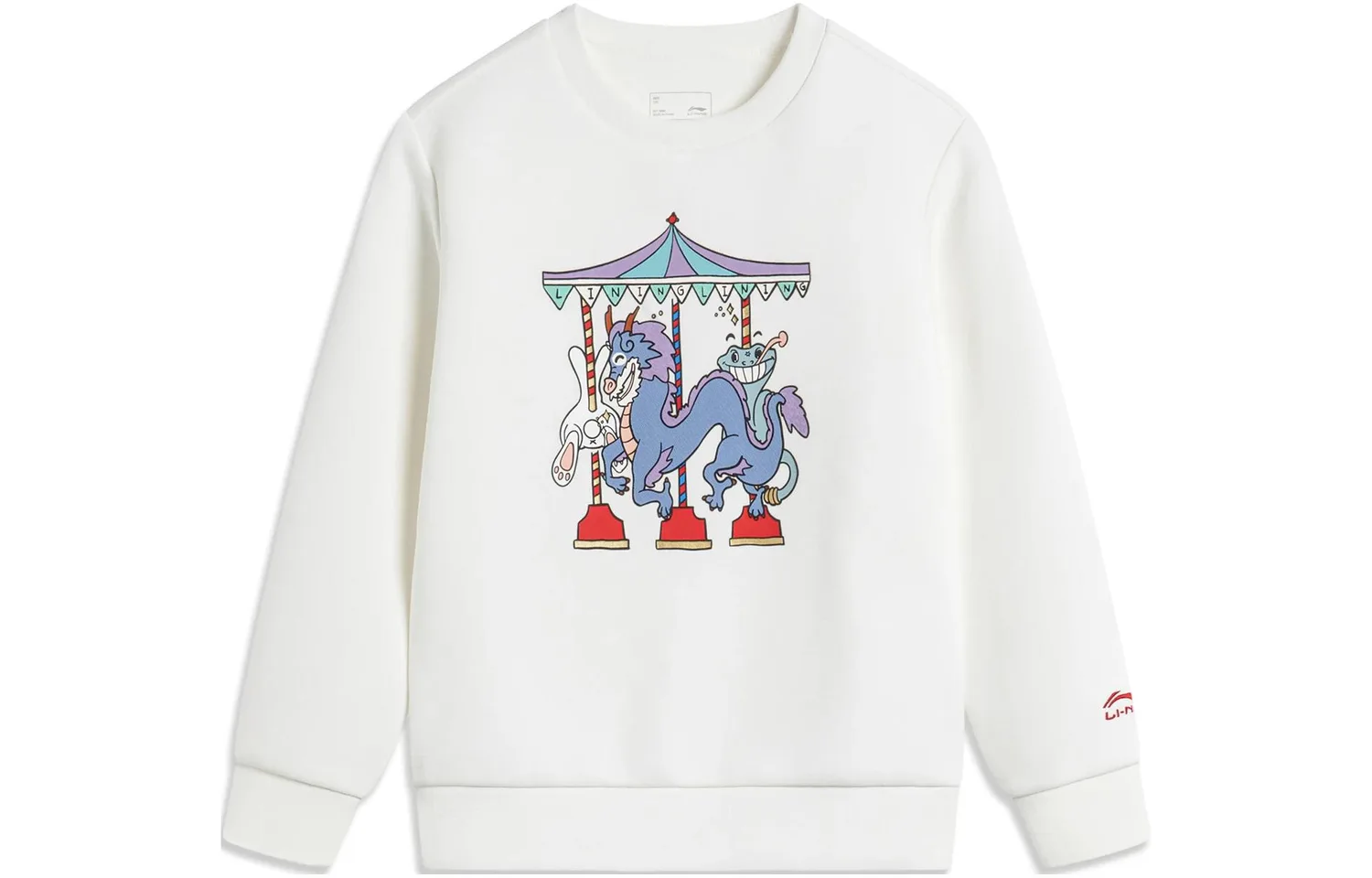 Толстовка Li-Ning Sports Life Collection Ivory детская