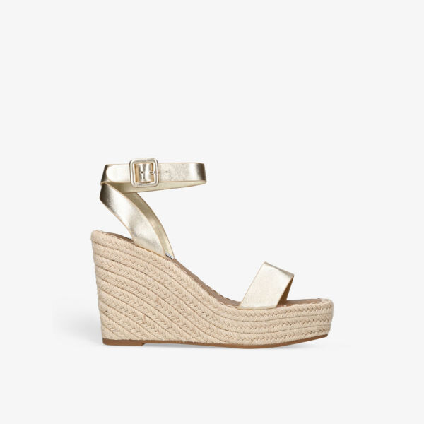 Босоножки upstage из металлизированной кожи Steve Madden, желтый