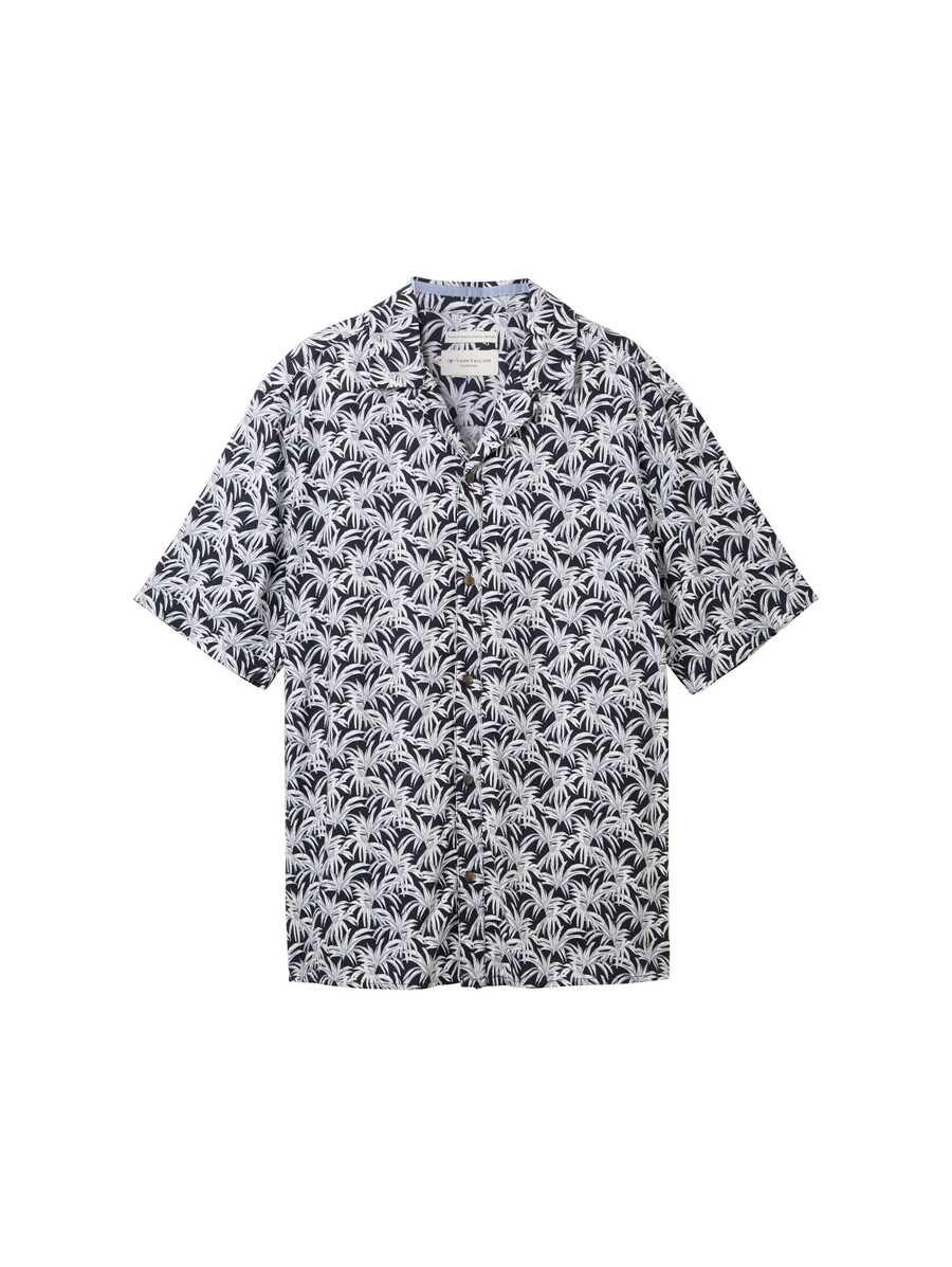 

Рубашка обычного кроя на пуговицах TOM TAILOR, цвет mottled blue