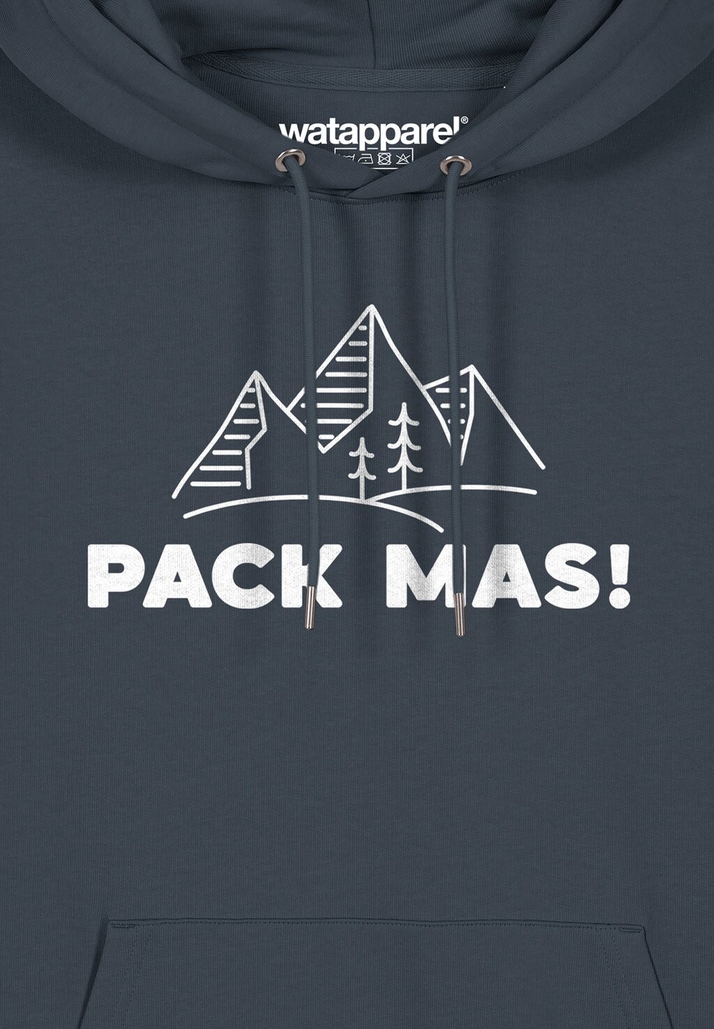 

Толстовка с капюшоном PACK MAS watapparel, антрацит