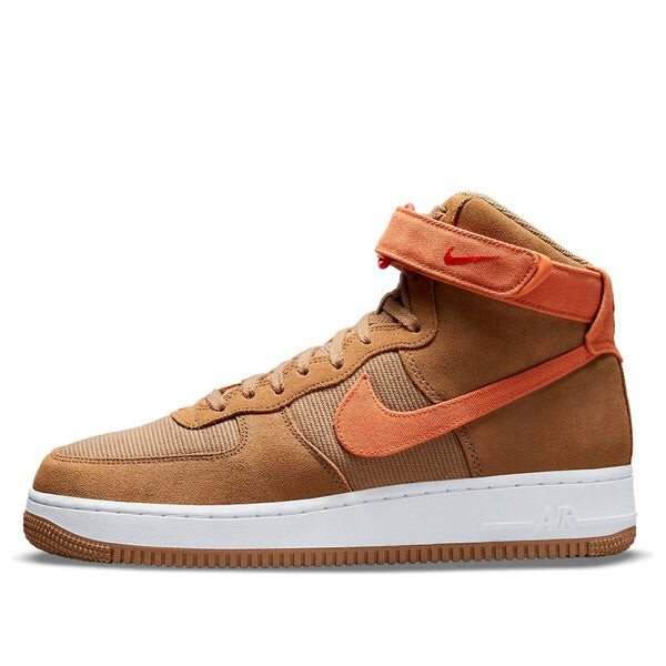 

Кроссовки air force 1 high '07 lx 'dark driftwood hot curry' Nike, коричневый