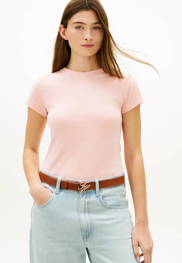 Простая футболка Tommy Hilfiger, Soft Rose